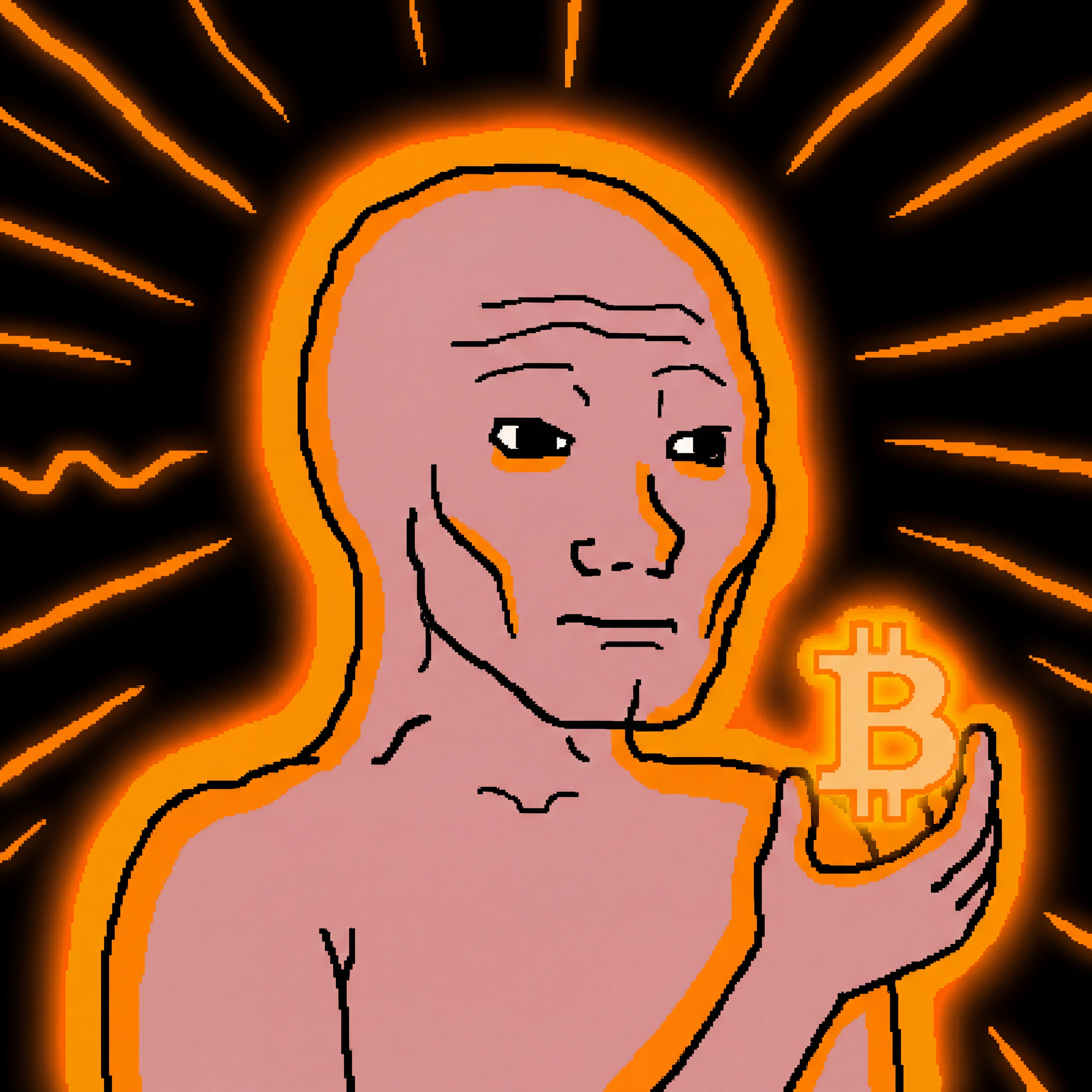 Character with glowing aura