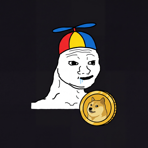 Wojak meme depicting a Bitcoin Tourist - simple brainlet excited about altcoins
